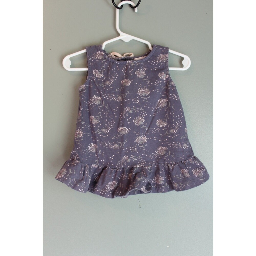 Savannah Dandelion Baby Girls Sleeveless Tank Top Size 2T Gray Pink